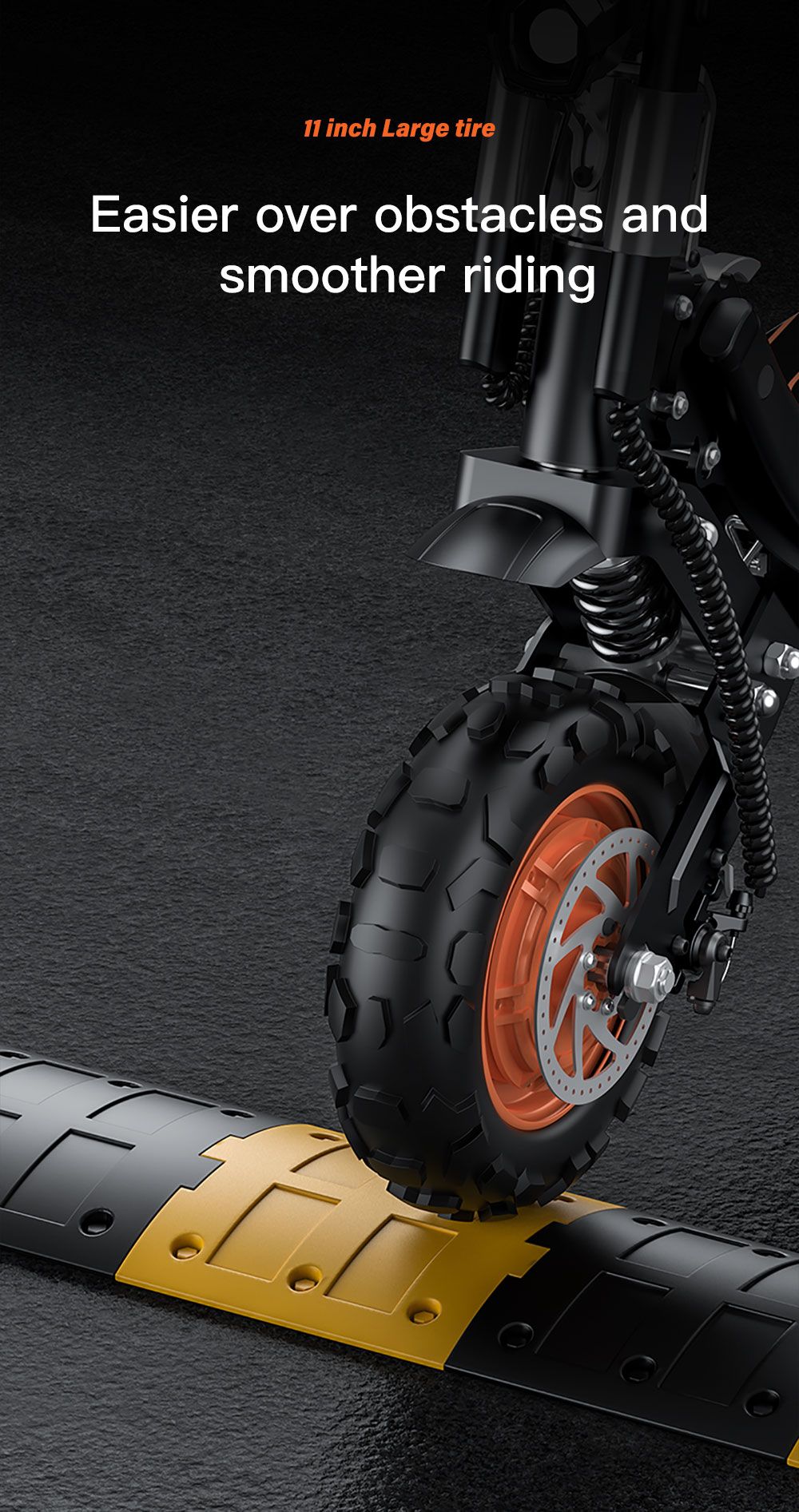 G63 Electric Scooter 11 Inch Pneumatic Off-road Tires 1200W*2 Dual Motors 48V 20Ah Battery 55Km/h Max Speed 50KM Range Tuya APP Control Removable Battery Black 6 G63 Electric Scooter 11 Inch Pneumatic Off-road Tires 1200W*2 Dual Motors 48V 20Ah Battery 55Km/h Max Speed 50KM Range Tuya APP Control Removable Battery Black -rockbros-shop G63 Electric Scooter 1200W 2 Dual Motors 519528 2