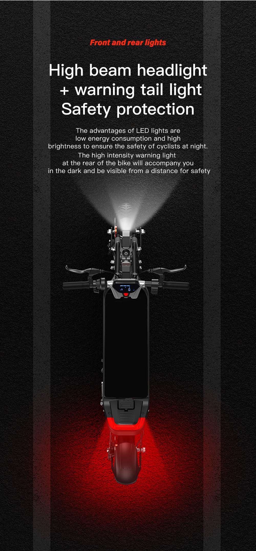 G63 Electric Scooter 1200W Single Motor 48V 15Ah Battery 50Km/h Max Speed 50KM Range 11 Inch Pneumatic Tires Tuya APP Control Removable Battery Black -rockbros-shop G63 Electric Scooter 1200W Single Motor 48V 15Ah Battery 519529 6