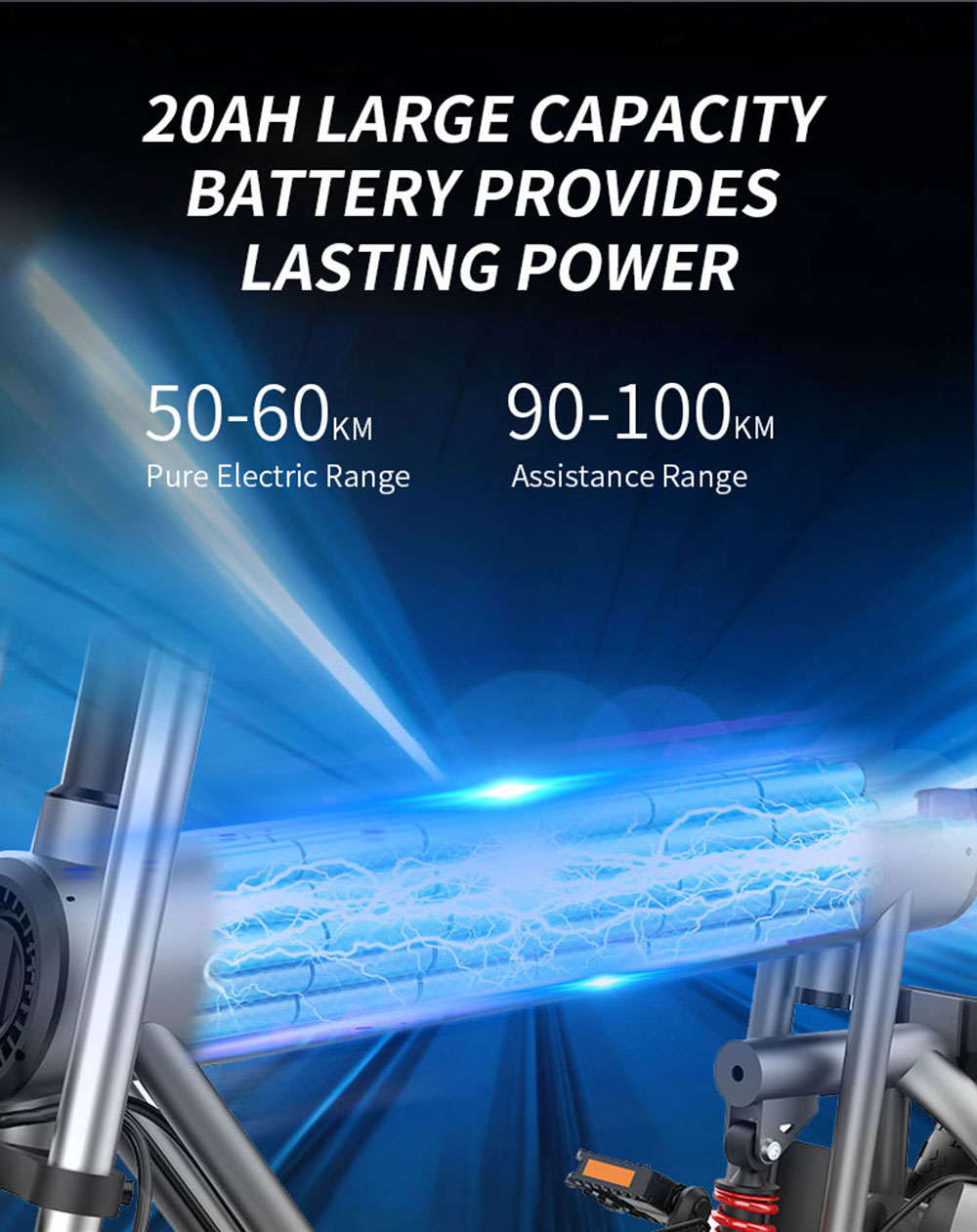 GOGOBEST GF500 Electric Bicycle 20*4.0 Inch Fat Tire 750W Motor 45Km/h Top Speed 48V 20Ah Battery 90-100KM Max Range Shimano 7-Speed Transmission Dual Disc Brake 16 GOGOBEST GF500 Electric Bicycle 20*4.0 Inch Fat Tire 750W Motor 45Km/h Top Speed 48V 20Ah Battery 90-100KM Max Range Shimano 7-Speed Transmission Dual Disc Brake -rockbros-shop GOGOBEST GF500 Electric Bicycle 20 4 0 inch Tire 519207 2