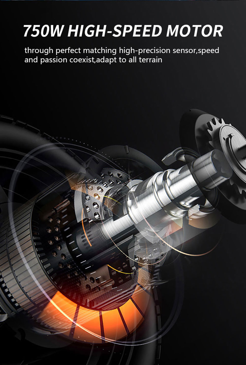 GOGOBEST GF500 Electric Bicycle 20*4.0 Inch Fat Tire 750W Motor 45Km/h Top Speed 48V 20Ah Battery 90-100KM Max Range Shimano 7-Speed Transmission Dual Disc Brake 17 GOGOBEST GF500 Electric Bicycle 20*4.0 Inch Fat Tire 750W Motor 45Km/h Top Speed 48V 20Ah Battery 90-100KM Max Range Shimano 7-Speed Transmission Dual Disc Brake -rockbros-shop GOGOBEST GF500 Electric Bicycle 20 4 0 inch Tire 519207 3