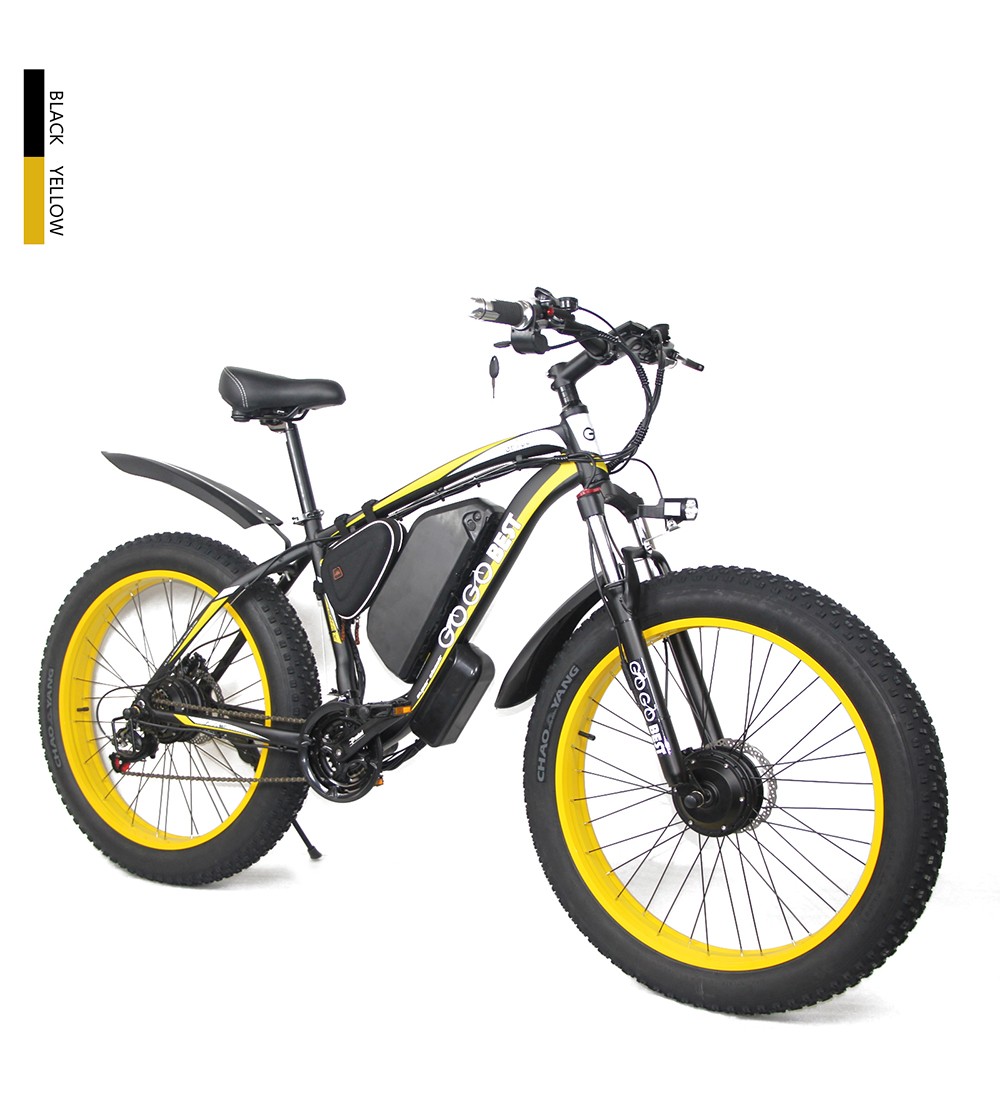 GOGOBEST GF700 26*4.0 Inch Fat Tire Electric Mountain Bike 48V 17.5Ah Battery 2*500W Dual Motor Max Speed 50Km/h 70KM Power-Assisted Range Max Load 200KG IP54 Waterproof Hydraulic Disc Brake MTB Bike 6061 Aluminum Alloy Frame - Black Red 19 GOGOBEST GF700 26*4.0 Inch Fat Tire Electric Mountain Bike 48V 17.5Ah Battery 2*500W Dual Motor Max Speed 50Km/h 70KM Power-Assisted Range Max Load 200KG IP54 Waterproof Hydraulic Disc Brake MTB Bike 6061 Aluminum Alloy Frame - Black Red -rockbros-shop GOGOBEST GF700 Electric Mountain Bike 519219 13