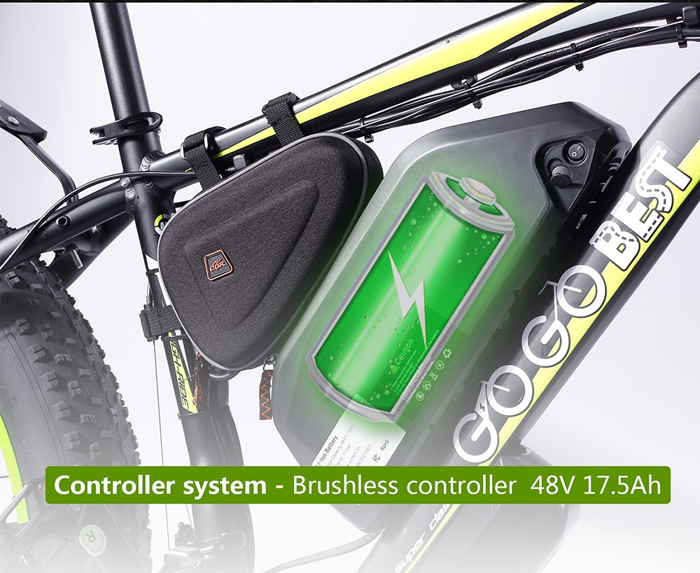 GOGOBEST GF700 26*4.0 Inch Fat Tire Electric Mountain Bike 48V 17.5Ah Battery 2*500W Dual Motor Max Speed 50Km/h 70KM Power-Assisted Range Max Load 200KG IP54 Waterproof Hydraulic Disc Brake MTB Bike 6061 Aluminum Alloy Frame - Black Red 9 GOGOBEST GF700 26*4.0 Inch Fat Tire Electric Mountain Bike 48V 17.5Ah Battery 2*500W Dual Motor Max Speed 50Km/h 70KM Power-Assisted Range Max Load 200KG IP54 Waterproof Hydraulic Disc Brake MTB Bike 6061 Aluminum Alloy Frame - Black Red -rockbros-shop GOGOBEST GF700 Electric Mountain Bike 519219 3