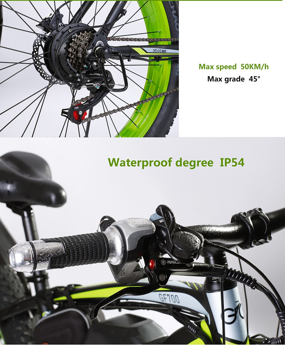GOGOBEST GF700 26*4.0 Inch Fat Tire Electric Mountain Bike 48V 17.5Ah Battery 2*500W Dual Motor Max Speed 50Km/h 70KM Power-Assisted Range Max Load 200KG IP54 Waterproof Hydraulic Disc Brake MTB Bike 6061 Aluminum Alloy Frame - Black Red 14 GOGOBEST GF700 26*4.0 Inch Fat Tire Electric Mountain Bike 48V 17.5Ah Battery 2*500W Dual Motor Max Speed 50Km/h 70KM Power-Assisted Range Max Load 200KG IP54 Waterproof Hydraulic Disc Brake MTB Bike 6061 Aluminum Alloy Frame - Black Red -rockbros-shop GOGOBEST GF700 Electric Mountain Bike 519219 8