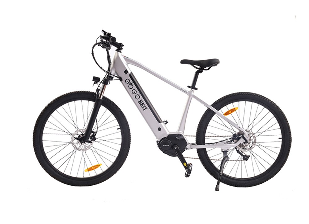 GOGOBEST GM26 Electric Bike 36V 250W Motor 25km/h Max Speed 10Ah Battery 50-60km Range 27.5*2.25'' CST Tires - Gold -rockbros-shop GOGOBEST GM26 Electric Bike 36V 250W Motor Gold 519591 12