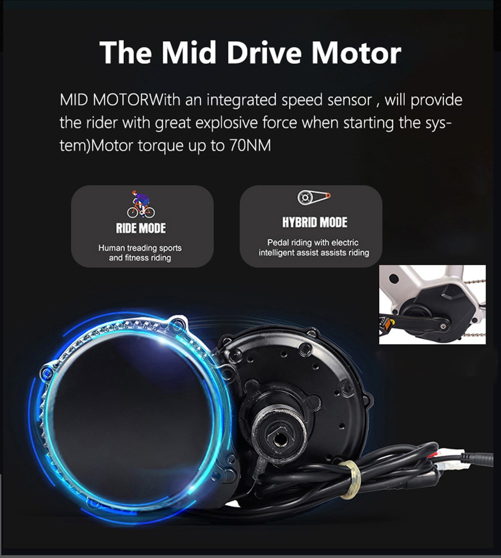 GOGOBEST GM26 Electric Bike 36V 250W Motor 25km/h Max Speed 10Ah Battery 50-60km Range 27.5*2.25'' CST Tires - Silver -rockbros-shop GOGOBEST GM26 Electric Bike 36V 250W Motor Silver 519592 5