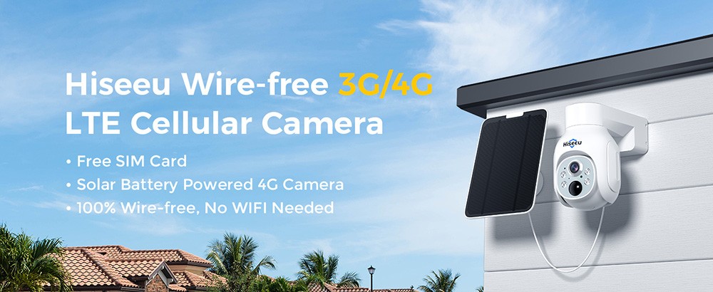 Hiseeu TDA73E WiFi Free 4G LTE Security Camera, 3MP Solar Powered Wireless Camera, 360 Degree Viewing, IP66 Waterproof, PIR Motion Sensor, Color Night Vision, 2-Way Talk, With SIM Card 14 Hiseeu TDA73E WiFi Free 4G LTE Security Camera, 3MP Solar Powered Wireless Camera, 360 Degree Viewing, IP66 Waterproof, PIR Motion Sensor, Color Night Vision, 2-Way Talk, With SIM Card -IMOU Sales Hiseeu WiFi Free 4G LTE Security Camera 519571 0