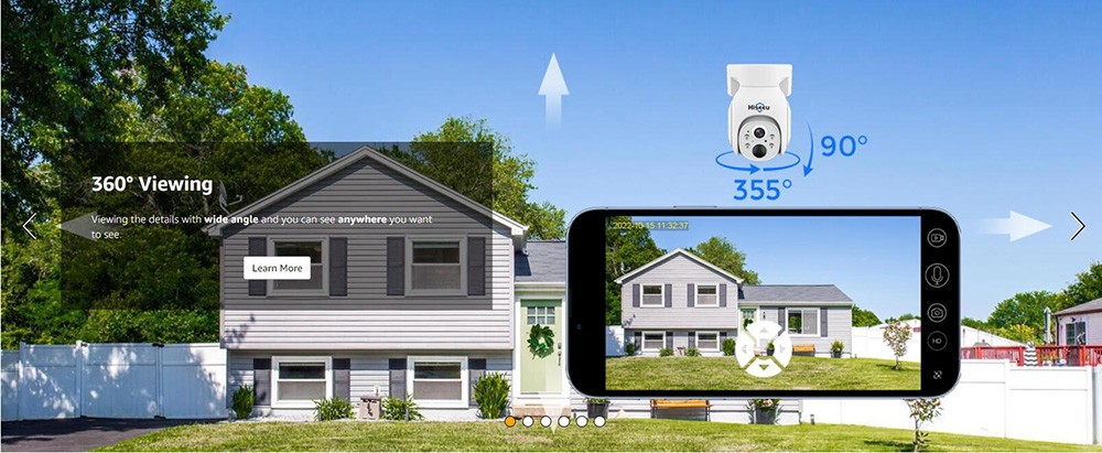 Hiseeu TDA73E WiFi Free 4G LTE Security Camera, 3MP Solar Powered Wireless Camera, 360 Degree Viewing, IP66 Waterproof, PIR Motion Sensor, Color Night Vision, 2-Way Talk, With SIM Card 18 Hiseeu TDA73E WiFi Free 4G LTE Security Camera, 3MP Solar Powered Wireless Camera, 360 Degree Viewing, IP66 Waterproof, PIR Motion Sensor, Color Night Vision, 2-Way Talk, With SIM Card -IMOU Sales Hiseeu WiFi Free 4G LTE Security Camera 519571 4