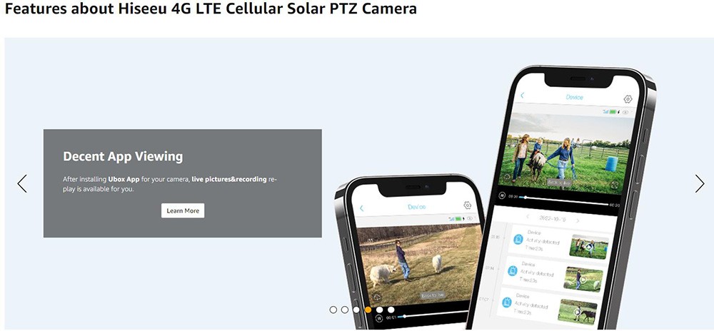 Hiseeu TDA73E WiFi Free 4G LTE Security Camera, 3MP Solar Powered Wireless Camera, 360 Degree Viewing, IP66 Waterproof, PIR Motion Sensor, Color Night Vision, 2-Way Talk, With SIM Card 21 Hiseeu TDA73E WiFi Free 4G LTE Security Camera, 3MP Solar Powered Wireless Camera, 360 Degree Viewing, IP66 Waterproof, PIR Motion Sensor, Color Night Vision, 2-Way Talk, With SIM Card -IMOU Sales Hiseeu WiFi Free 4G LTE Security Camera 519571 7