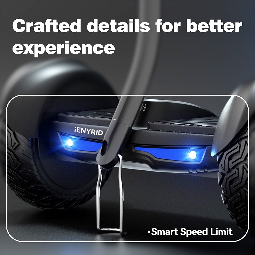 IENYRID K8 Balance Car 10 Inch Off-road Tires 350W*2 Motor 16km/h Top Speed 4Ah Battery For 12km Mileage 80kg Load Black -rockbros-shop IENYRID K8 Balance Car Black 519565 2