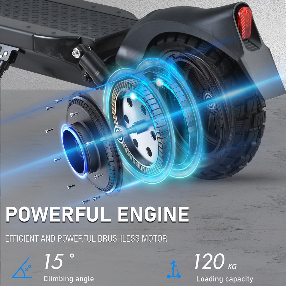 JOYOR Y8-S Scooter électrique 10 pouces roue 48V 26Ah batterie 500W moteur 40Km/h vitesse maximale 120KG charge jusqu'à 82KM kilométrage