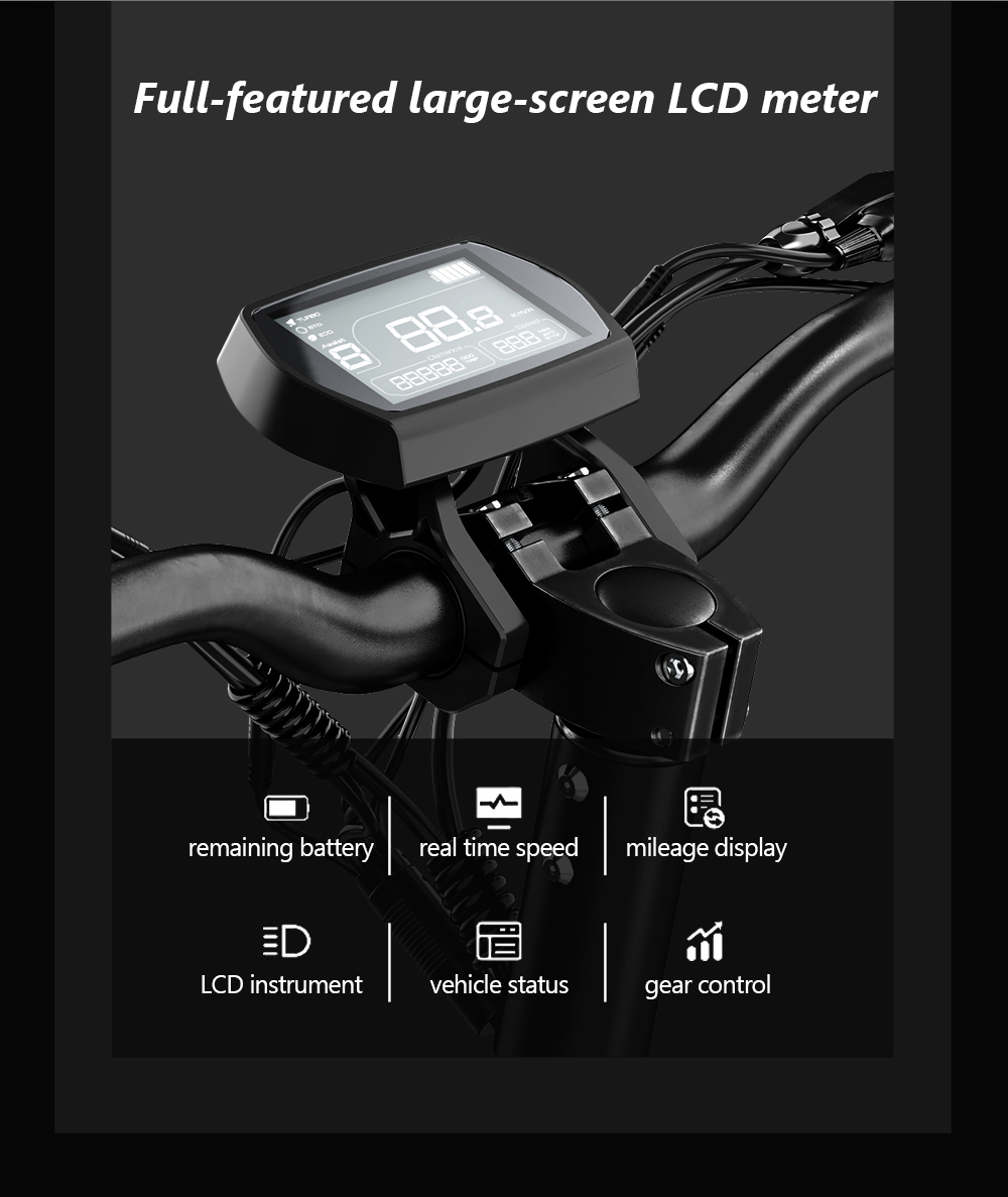 KUGOO G2 PRO Electric Scooter 10 Inch Off-Road Tire 800W Motor 45Km/h Max Speed 48V 15Ah Battery For 50KM Range 130KG Max Load E-Brake Disc Brake -rockbros-shop KUGOO G2 PRO Electric Scooter 519364 7