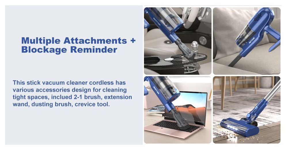 PRETTYCARE P1 Cordless Vacuum Cleaner