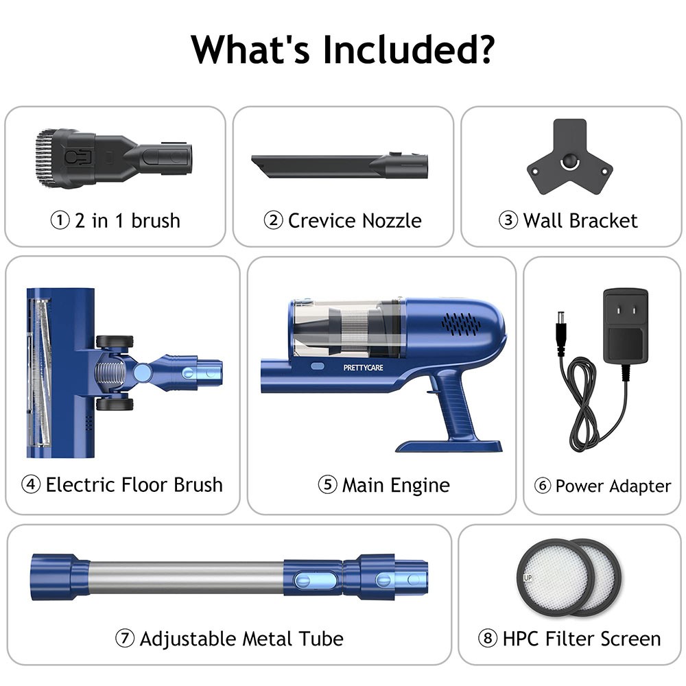 PRETTYCARE P1 Cordless Vacuum Cleaner