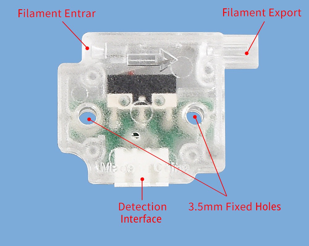TWO TREES 3D Printer Filament Break Detection Module With 1m Cable - Transparent -Deals Accessories Store TWO TREES 3D Printer Filament Break Detection Module Transparent 519544 2