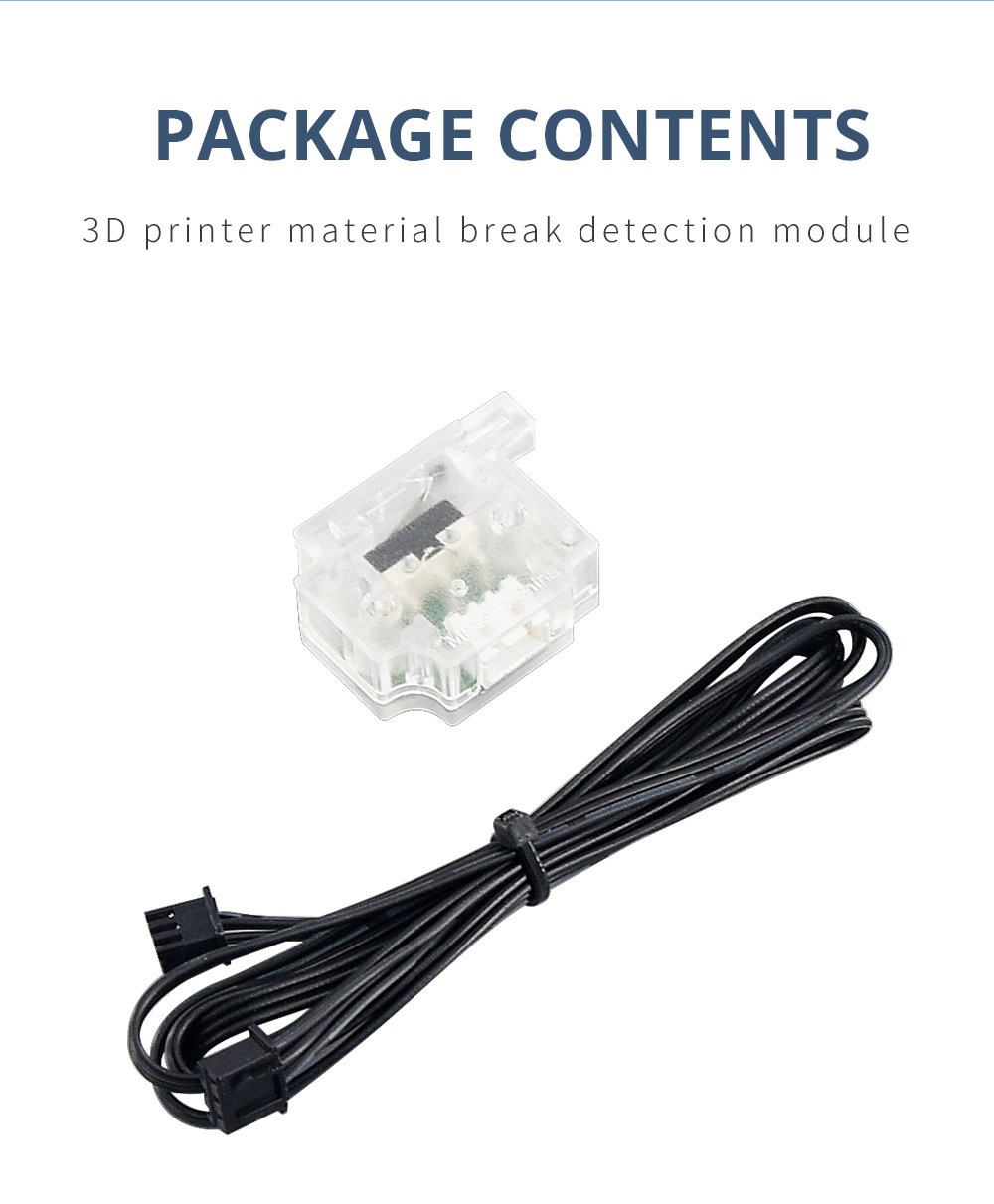 TWO TREES 3D Printer Filament Break Detection Module With 1m Cable - Transparent -Deals Accessories Store TWO TREES 3D Printer Filament Break Detection Module Transparent 519544 4