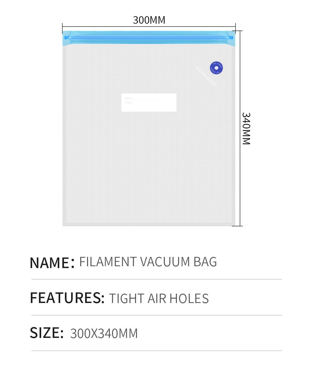 TWO TREES 3D Printer Filament Vacuum Bag, 30Pcs 16 TWO TREES 3D Printer Filament Vacuum Bag, 30Pcs -BioloMix Shop TWO TREES 3D Printer Filament Vacuum Bag 30Pcs 519510 2