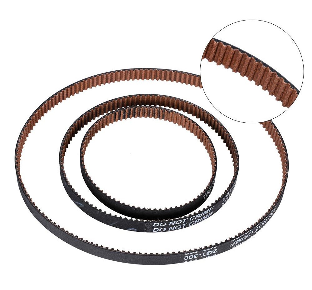 TWO TREES 3D Printers Rubber GT2 Closed Loop Timing Belt, 2GT 6mm, Anti-Slip, 2Pcs - 610mm -BioloMix Shop TWO TREES 3D Printers Rubber GT2 Closed Loop Timing Belt 610mm 519541 1