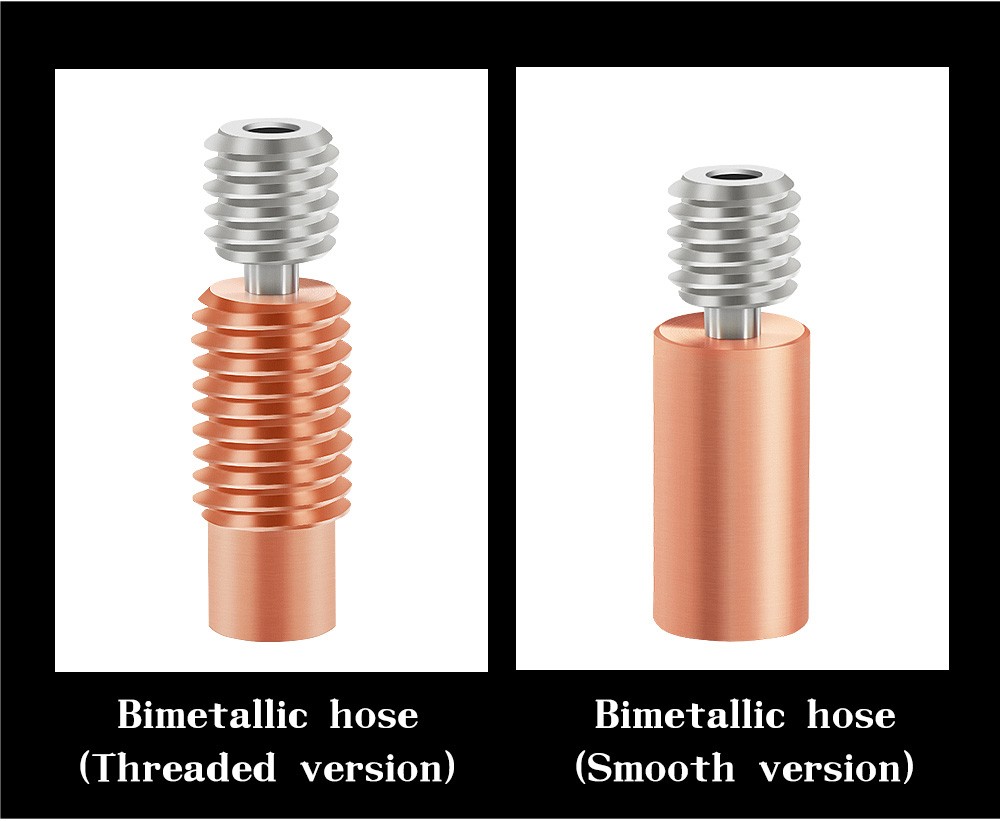 TWO TREES Heatbreak Throat For V6 Hotend Vocano Heater Block 1.75mm Filament Remote Feeding 3D Printer - Smooth Version -BioloMix Shop TWO TREES Heatbreak Throat for V6 Hotend Smooth Version 519511 2