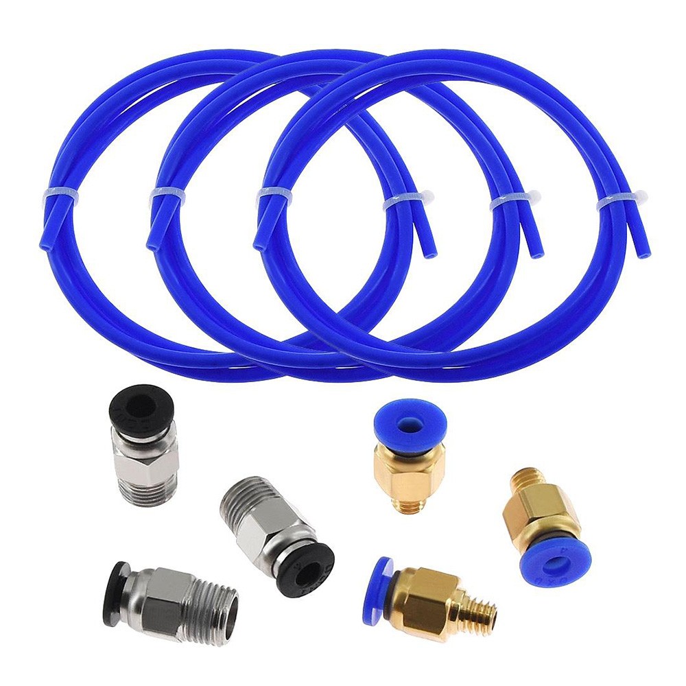 TWO TREES 3Pcs 1m Blue PTFE Tube + 3Pcs PC4-M6 Pneumatic Connector + 3Pcs PC4-M10 Connectors For 3D Printer 1.75mm Filament 13 TWO TREES 3Pcs 1m Blue PTFE Tube + 3Pcs PC4-M6 Pneumatic Connector + 3Pcs PC4-M10 Connectors For 3D Printer 1.75mm Filament -Deals Accessories Store TWO TREES PTFE Tube Pneumatic Connector Kit 519547 3