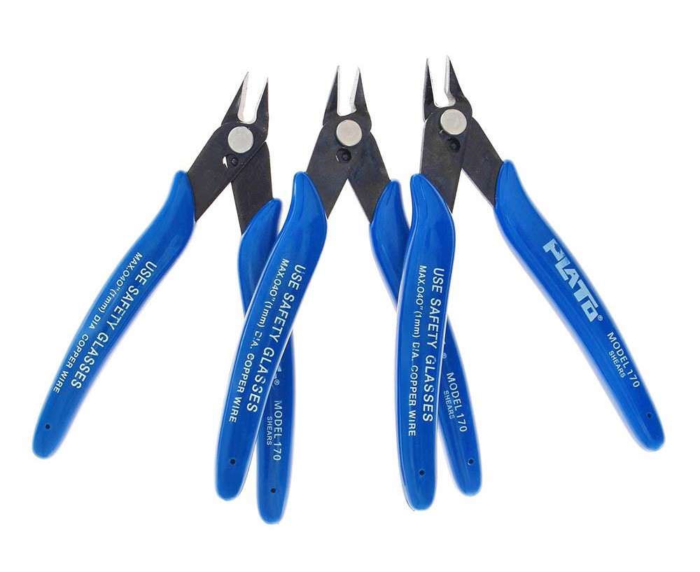 TWO TREES Trimming Side Wire Cutters Model Filaments Flush Pliers DIY Tools For 3D Printers, 2Pcs -BioloMix Shop TWO TREES Trimming Side Cutters Wire Cutters 2Pcs 519545 2