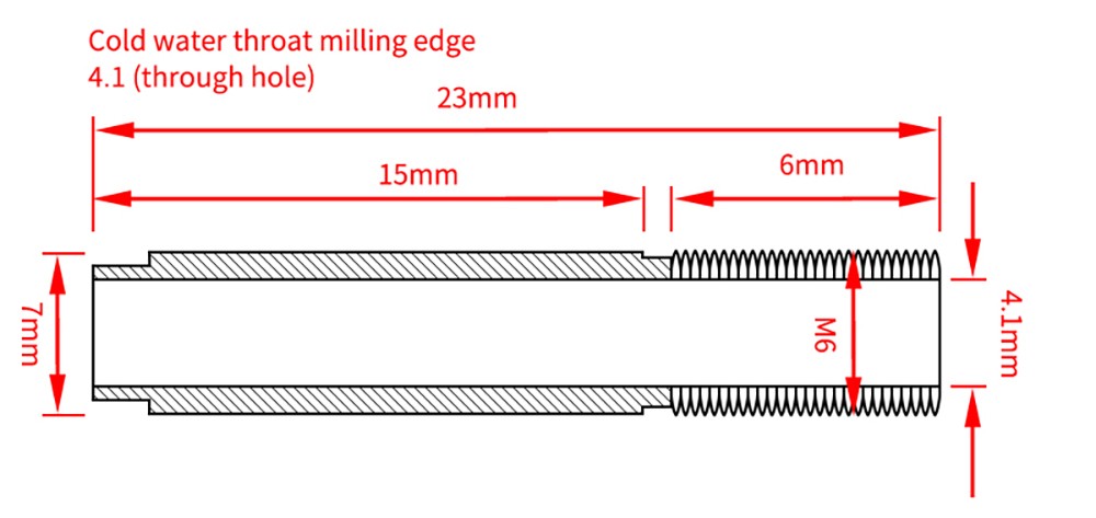 TWO TREES Volcano Nozzle Hotend Heating Block Parts Kit For Artillery Sidewinder X1 3D Printer 16 TWO TREES Volcano Nozzle Hotend Heating Block Parts Kit For Artillery Sidewinder X1 3D Printer -BioloMix Shop TWO TREES Volcano Nozzle Hotend Heating Block Parts Kit 519476 2