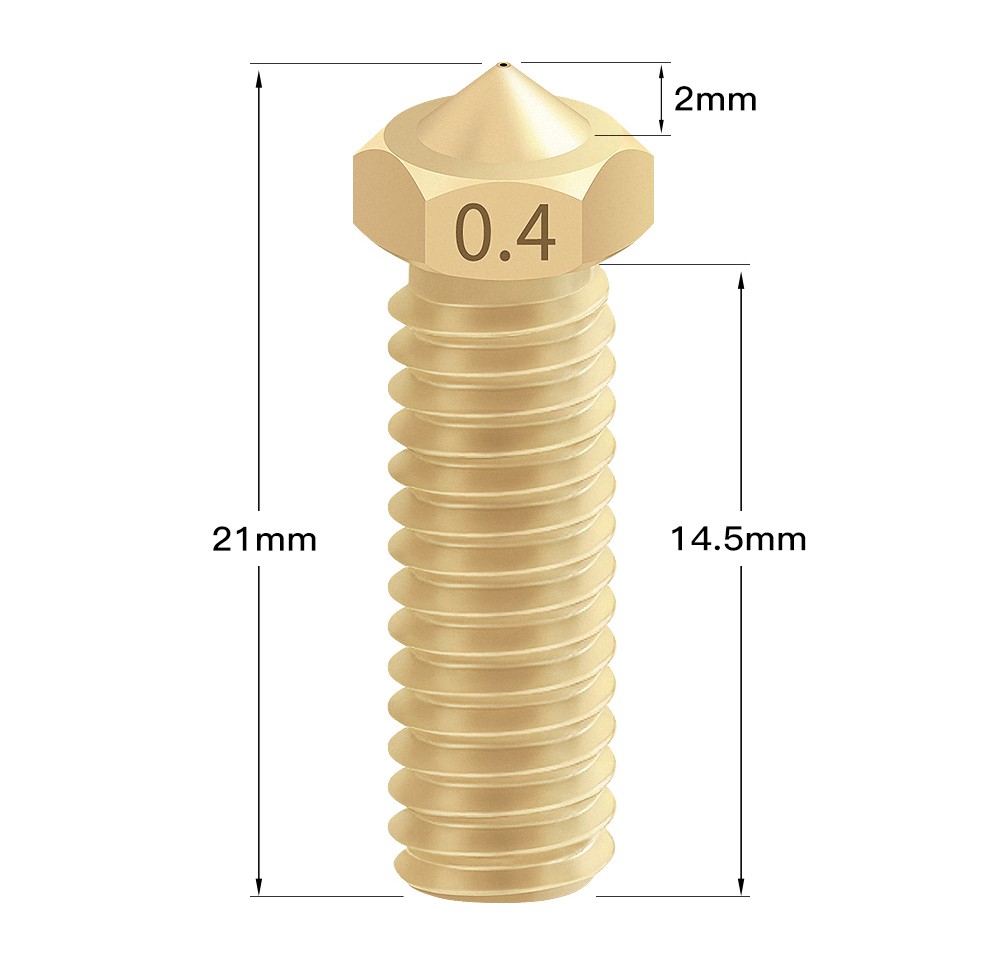 TWO TREES Volcano Nozzle Hotend Heating Block Parts Kit For Artillery Sidewinder X1 3D Printer 17 TWO TREES Volcano Nozzle Hotend Heating Block Parts Kit For Artillery Sidewinder X1 3D Printer -BioloMix Shop TWO TREES Volcano Nozzle Hotend Heating Block Parts Kit 519476 3