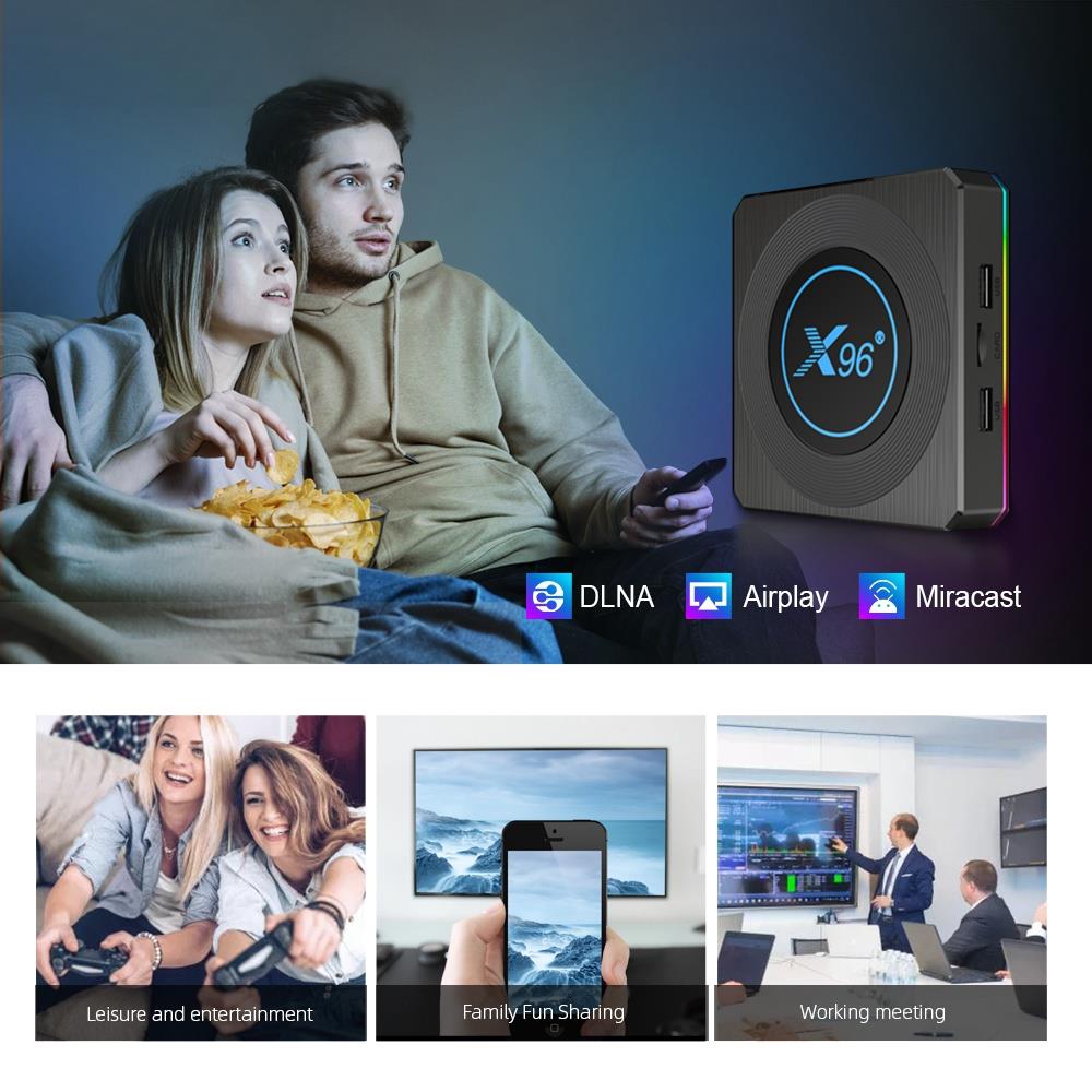 X96 X4 Android 11 Amlogic S905X4 8K HDR 4GB RAM 64GB ROM TV BOX 2.5G & 5G WiFi Bluetooth 4.1 1000M LAN -IMOU Sales X96 X4 Android 11 Amlogic S905X4 8K HDR 4GB 64GB TV BOX 519551 6