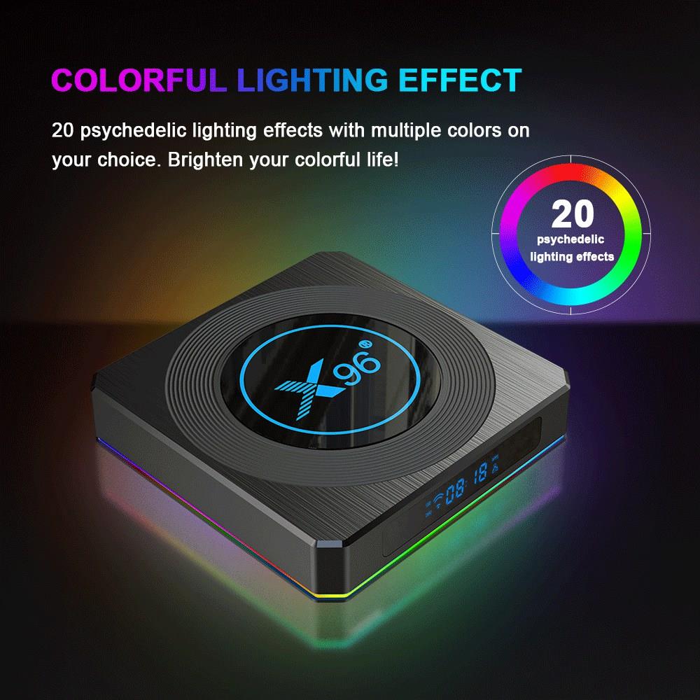 X96 X4 Android 11 Amlogic S905X4 8K HDR 4GB RAM 64GB ROM TV BOX 2.5G & 5G WiFi Bluetooth 4.1 1000M LAN -IMOU Sales X96 X4 Android 11 Amlogic S905X4 8K HDR 4GB 64GB TV BOX 519551 9