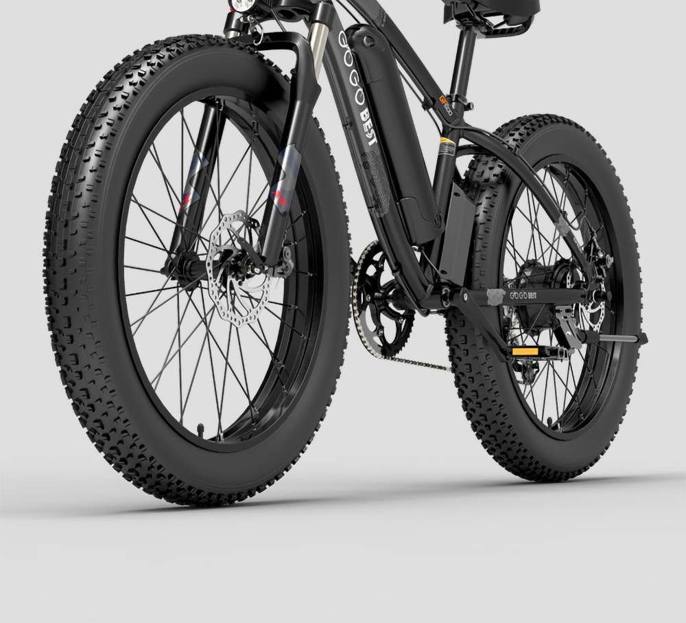GOGOBEST GF600 Electric Bike 48V 13Ah Battery 1000W Motor 26x4.0 Inch Fat Tire Max Speed 40Km/h 110KM Power-assisted Mileage Range LCD Display IP54 Waterproof Aluminum Alloy Frame Shimano 7-speed Shift - Black Yellow 38 GOGOBEST GF600 Electric Bike 48V 13Ah Battery 1000W Motor 26x4.0 Inch Fat Tire Max Speed 40Km/h 110KM Power-assisted Mileage Range LCD Display IP54 Waterproof Aluminum Alloy Frame Shimano 7-speed Shift - Black Yellow -rockbros-shop d14760421cbb42f59c53c96a7744a0c6 519224 28