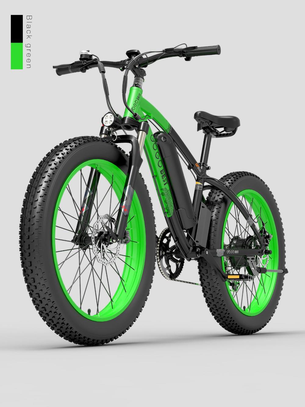 GOGOBEST GF600 Electric Bike 48V 13Ah Battery 1000W Motor 26x4.0 Inch Fat Tire Max Speed 40Km/h 110KM Power-assisted Mileage Range LCD Display IP54 Waterproof Aluminum Alloy Frame Shimano 7-speed Shift - Black Grey 45 GOGOBEST GF600 Electric Bike 48V 13Ah Battery 1000W Motor 26x4.0 Inch Fat Tire Max Speed 40Km/h 110KM Power-assisted Mileage Range LCD Display IP54 Waterproof Aluminum Alloy Frame Shimano 7-speed Shift - Black Grey -rockbros-shop f660ca4c602848c48071506a565b1c38 519225 31