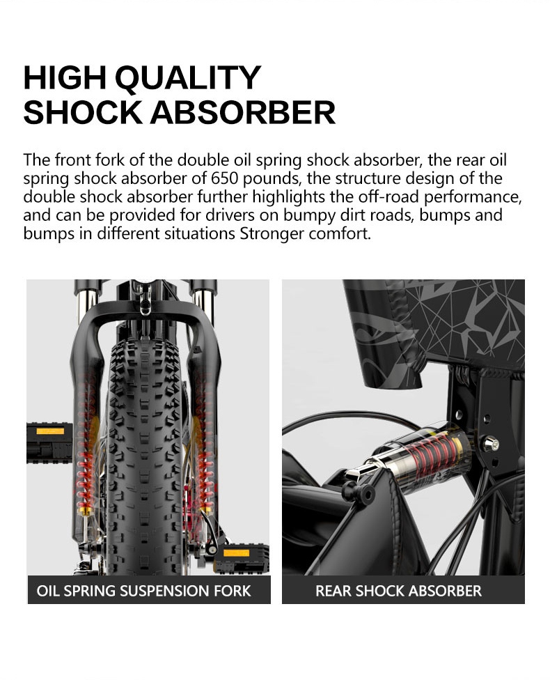 BEZIOR XF200 Off-road Electric Bike All Terrain Electric Bicycle 20x4'' Fat Tire 48V 1000W Motor 40km/h Max Speed 15Ah Battery Shimano 7-speed Shifting System - Black Yellow 16 BEZIOR XF200 Off-road Electric Bike All Terrain Electric Bicycle 20x4'' Fat Tire 48V 1000W Motor 40km/h Max Speed 15Ah Battery Shimano 7-speed Shifting System - Black Yellow -rockbros-shop fd2d9b8dc26b4ebe84f88ee9045b4e04 519201 4