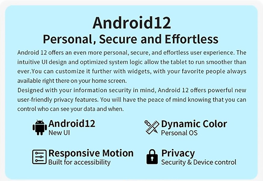 Teclast P30S Tablet 10.1 Inch 1280x800 IPS Android 12 4GB RAM 64GB ROM MT8183 8 Cores GPS Type-C 6000mAh Battery