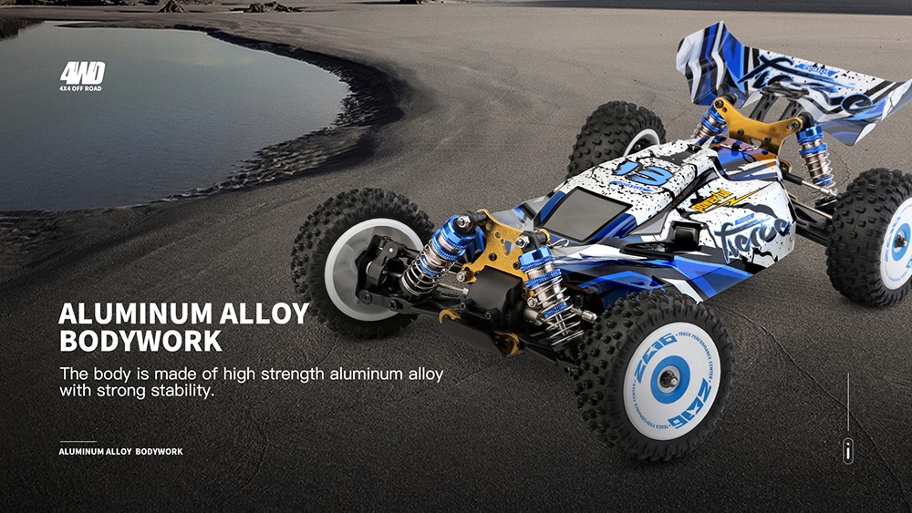 Promotion > Wltoys 124017 V2 Moteur 4300KV Amélioré 1/12 2.4G 4WD 75km