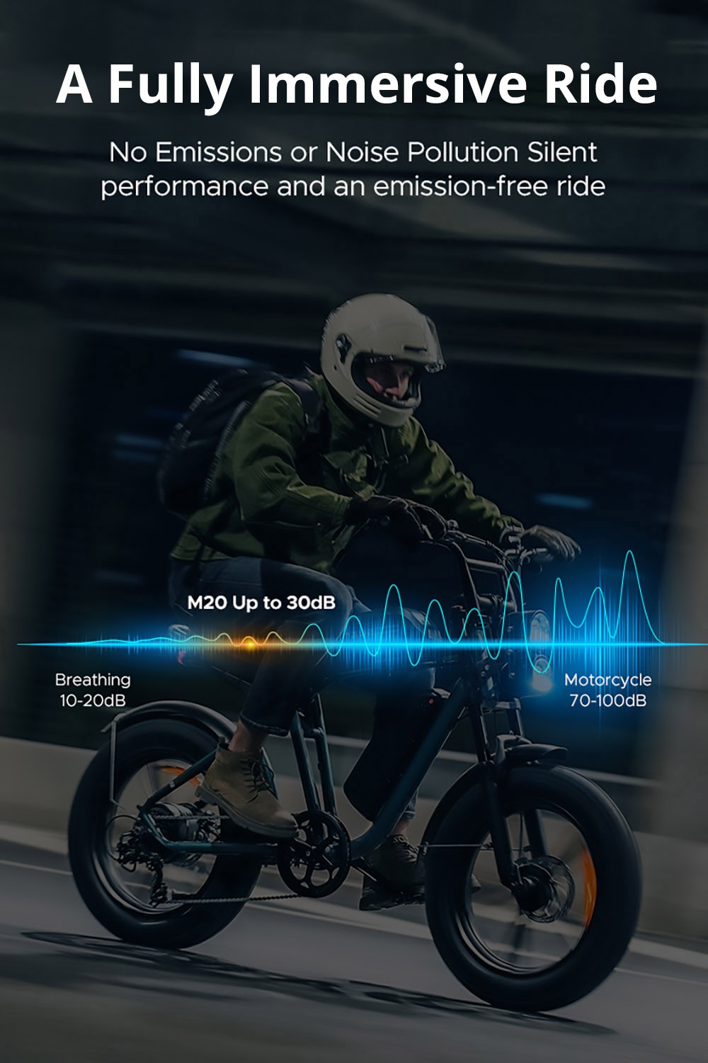 ENGWE M20 Dual batéria horský elektrobicykel 20*4.0 palcové pneumatiky 750W bezkefový motor 45km/h maximálna rýchlosť 48V 2*13Ah batérie predné & zadné kotúčové brzdy Shimano 7-stupňová prevodovka - biela