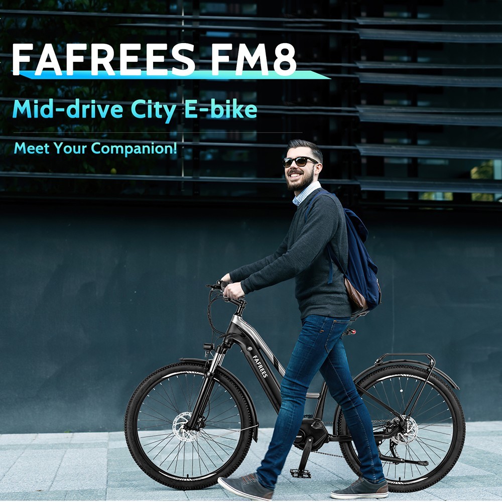 Elektrobicykel FAFREES FM8 Pro 27.5 palcové pneumatiky 36V 250W stredový pohon 25km/h Maximálna rýchlosť 14.5Ah batéria 100-120km dojazd - zelený