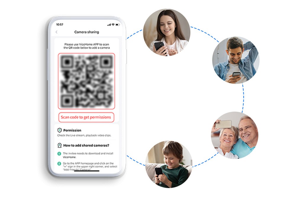Hiseeu CG6-TZ 2K WiFi Surveillance Camera with Solar Panel, Battery Powered Wireless Outdoor Camera, 3MP Images, PIR Motion Detection, Color Night Vision, 2-Way Audio, IP65 Waterproof