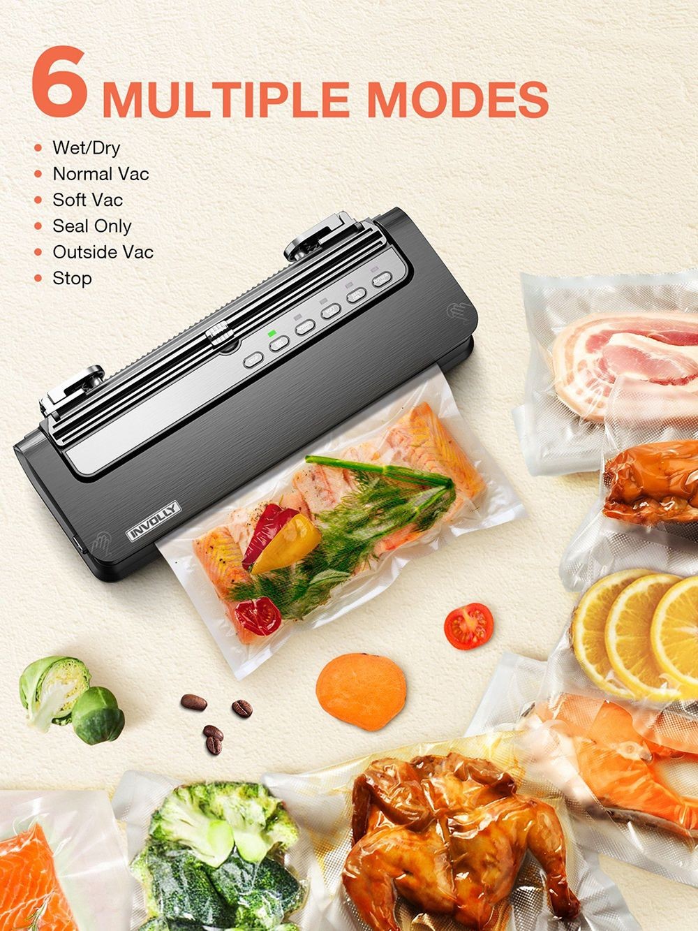 Involly V63 Food Vacuum Sealer