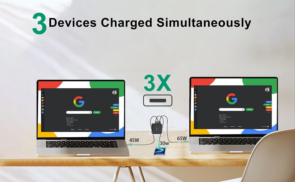 MINIX P140 Adapter 140W GaN Fast Charging Universal Charger for MacBook, iPhone