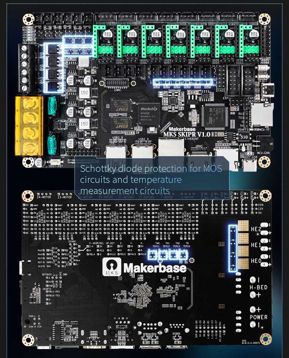 Promotion La Carte De Commande D Imprimante D Makerbase Mks Skipr V Fonctionne Avec