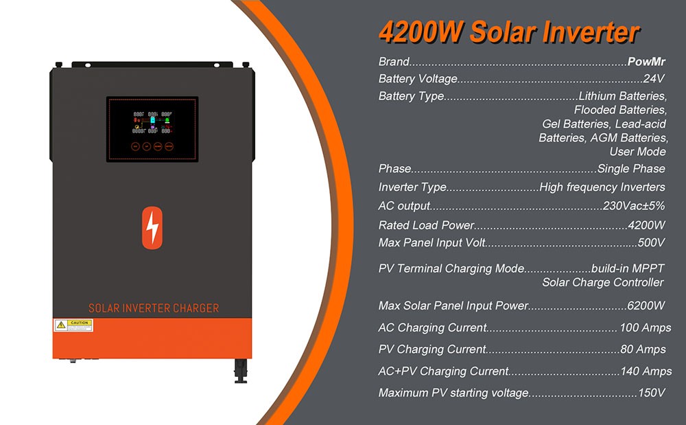 Powmr W Hybrid Solar Inverter