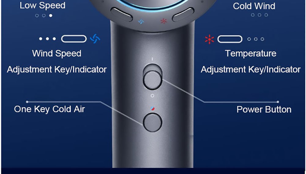 Xiaomi Mijia H900 Hair Dryer Dark Grey