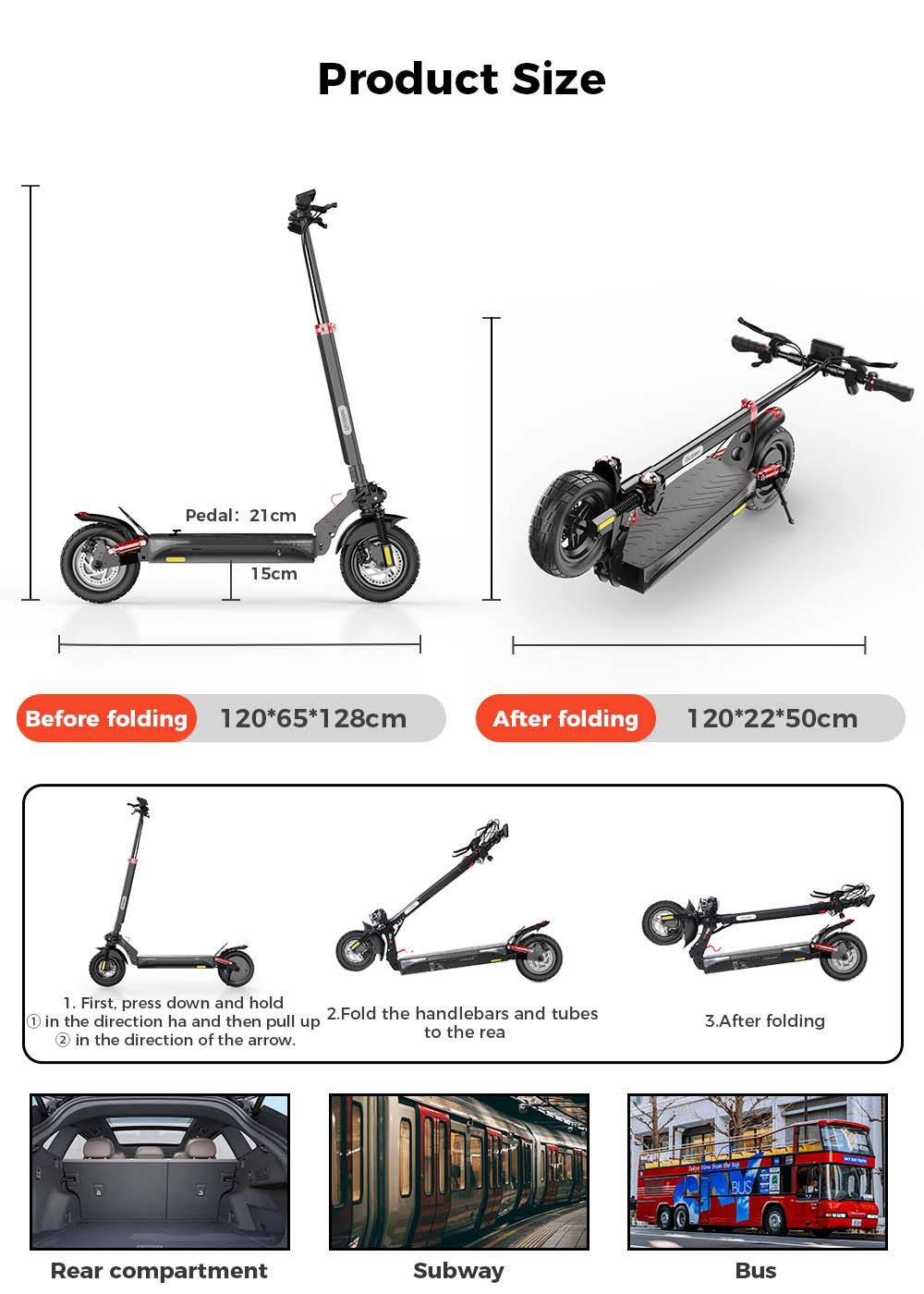 iScooter IX4 Electric Scooter 10'' Honeycomb Tires 800W Motor 45km/h Max Speed 48V 15Ah Battery 40-45km Range App Control