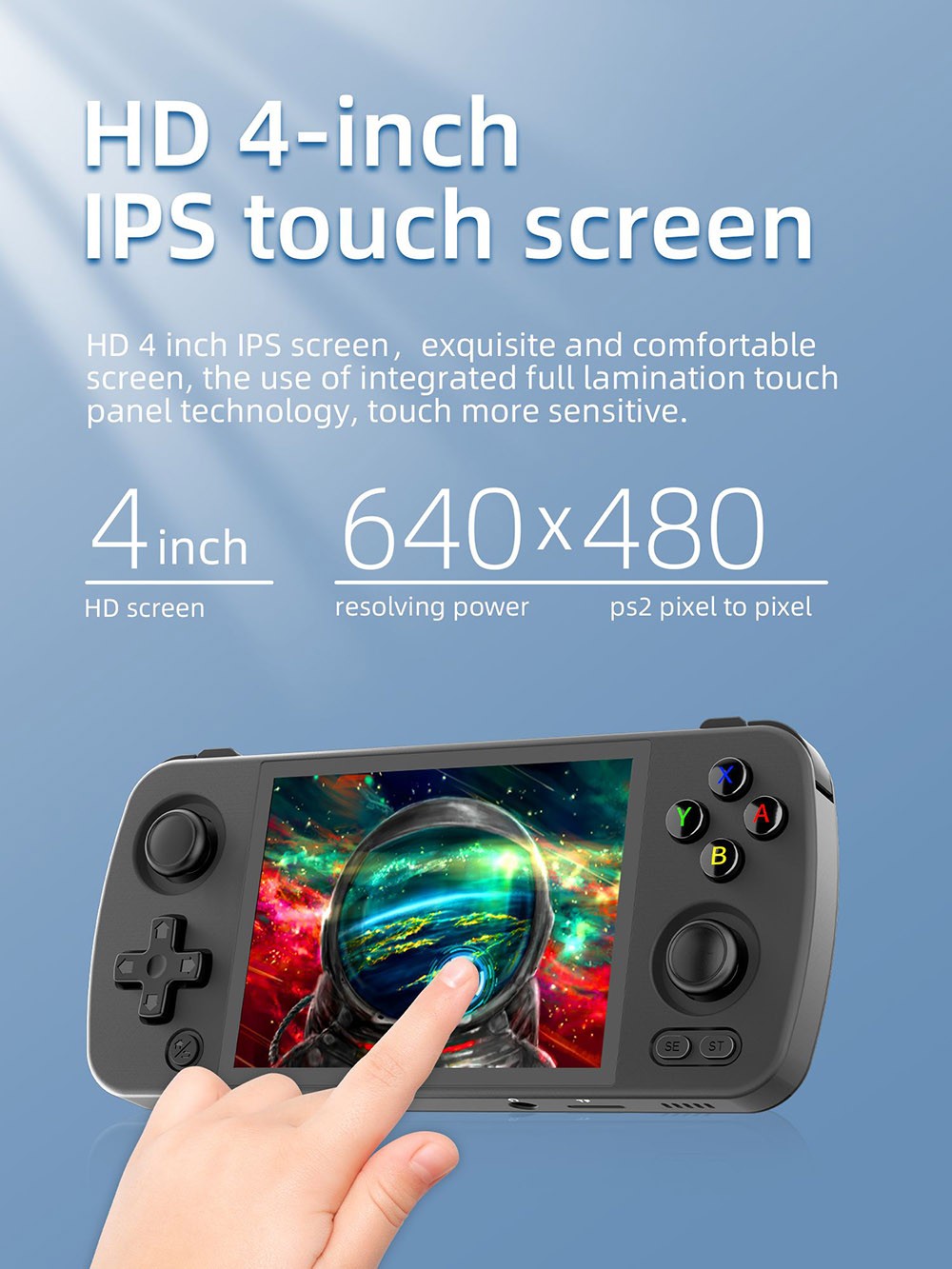 ANBERNIC RG405M 4GB/384GB Android 12 Game Console Touch Screen