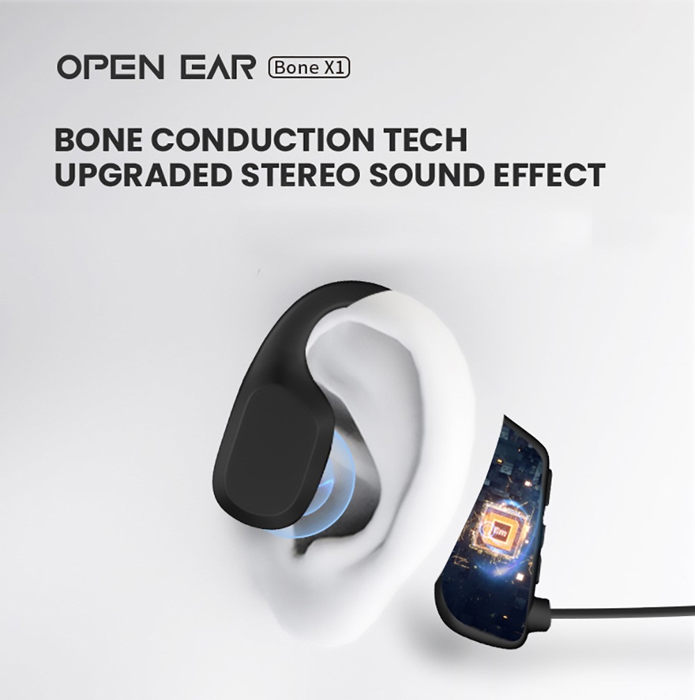 Coowoo OPENEAR Bone-X1 Bone Conduction Earphone Beige