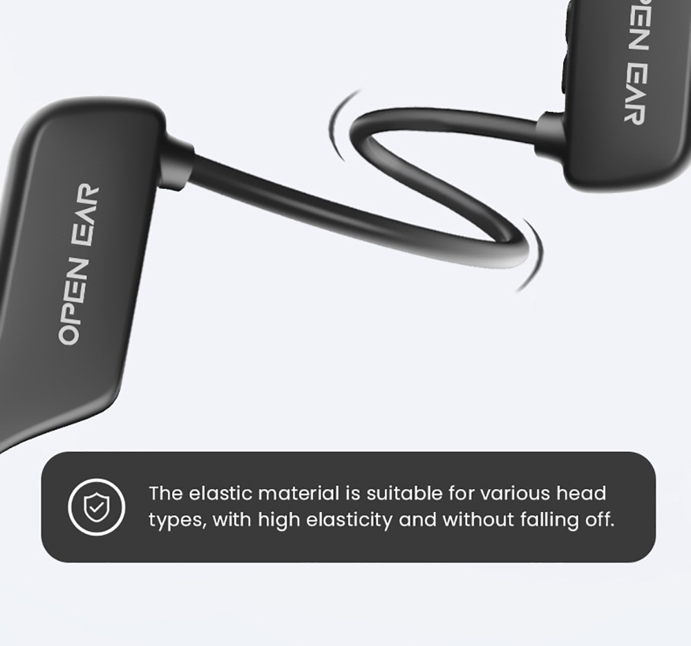 Coowoo OPENEAR Bone-X1 Bone Conduction Earphone Black