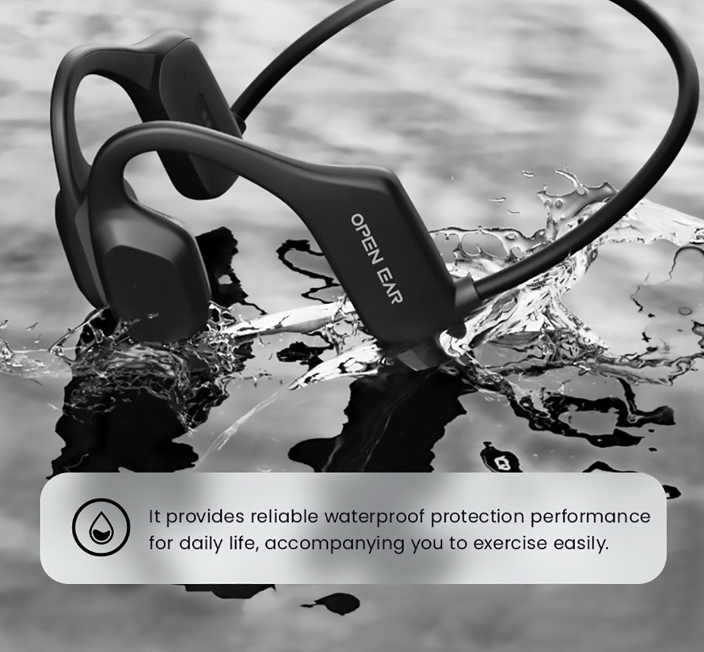 Coowoo OPENEAR Bone-X1 Bone Conduction Earphone Blue