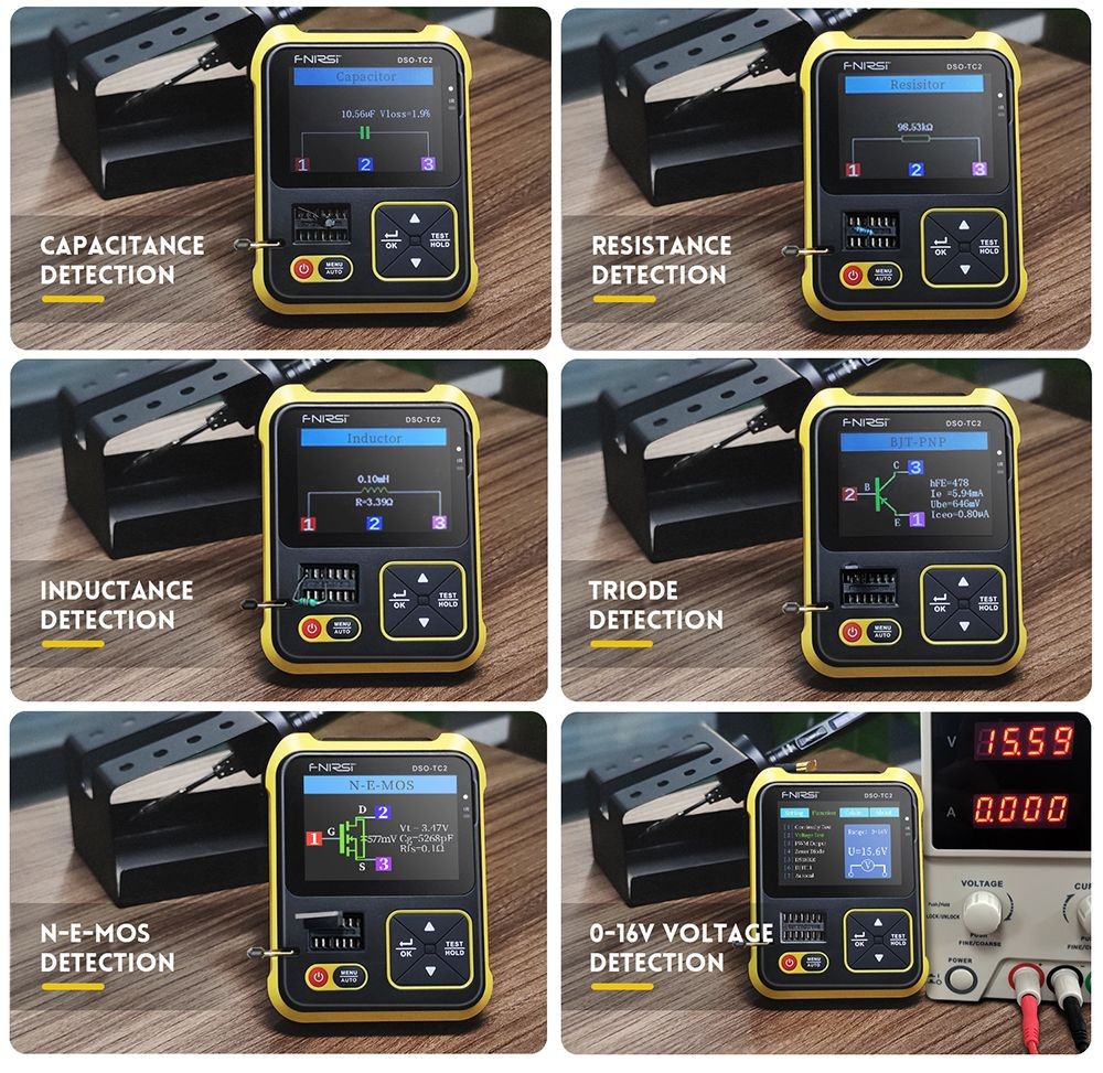 FNIRSI DSO-TC2 2 In 1 Digital Oscilloscope