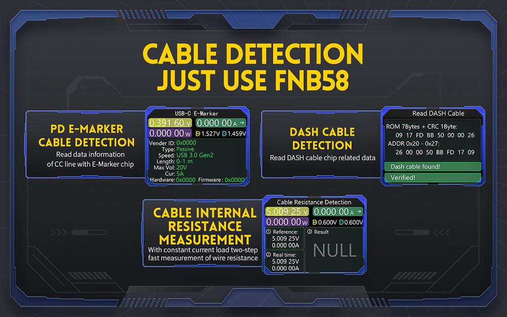 FNIRSI FNB58 USB Voltage Current Tester
