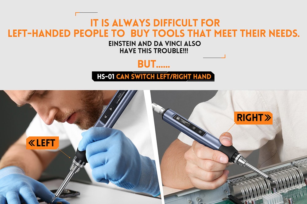 FNIRSI HS01 Soldering Iron Kit PD 65W