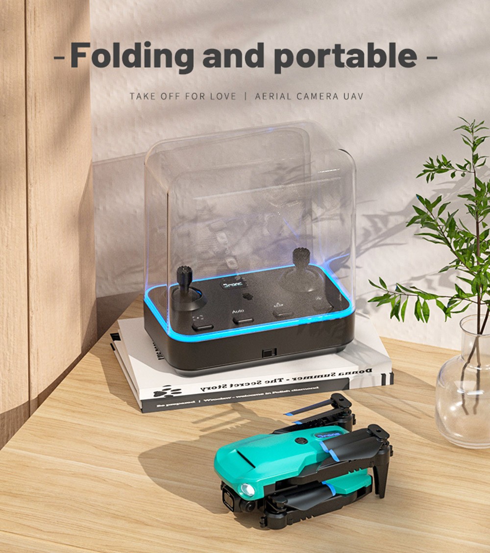 JJRC H111 WiFi FPV RC Drone with HD Dual Camera Altitude Hold Optical Flow Positioning Integrated Storage - 1 Battery